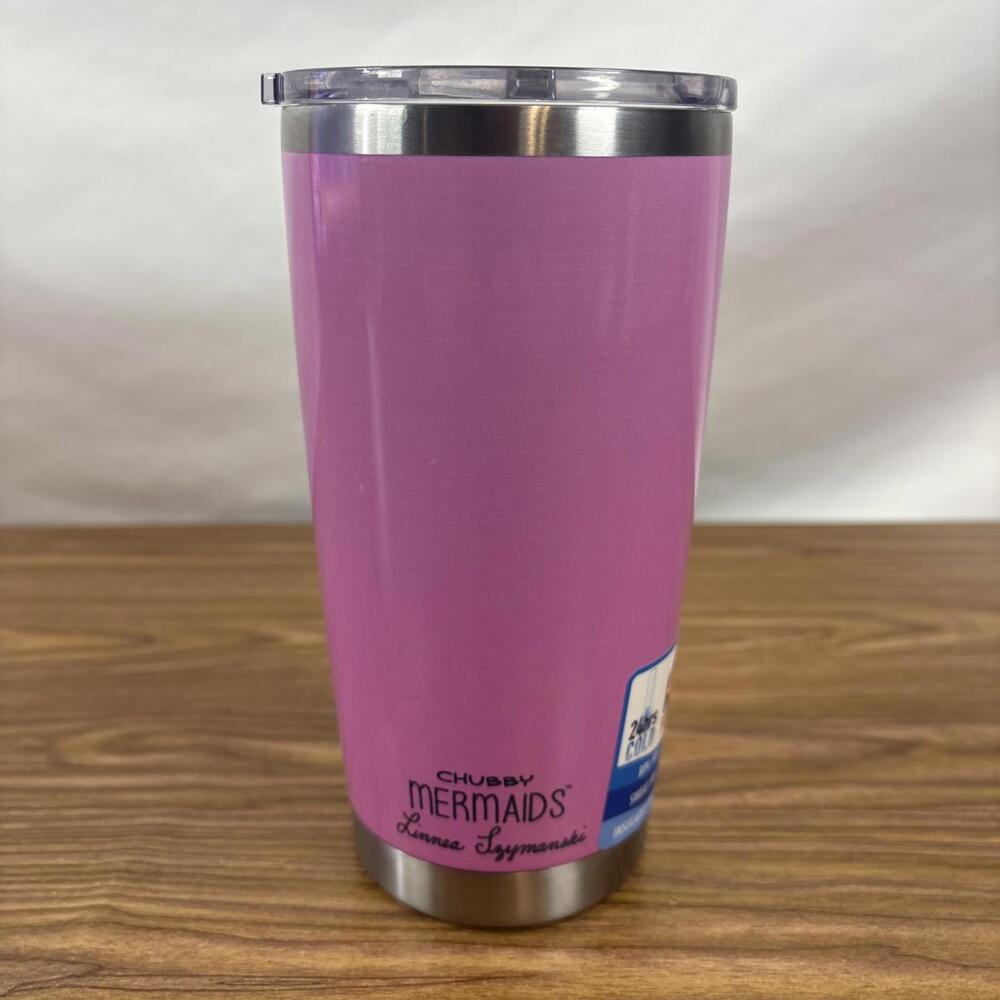 Save the Chubby Mermaids 20oz Stainless Steel Tumbler - Picture 3 of 10